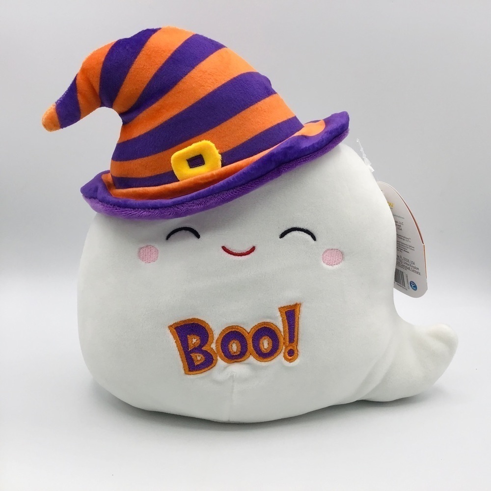 Squishmallow Kellytoy “Felize” Halloween Ghost Boo 10” Stuffed Twins 2…
